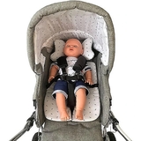 Универсальный матрасик в коляску New Life expert, 62х33 см, серый (881/34406) - Pampik - 5