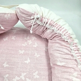 Позиціонер-кокон New Life expert, 82х48х13 см, рожевий з молочним (877+868/38128) - Pampik - 8