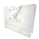 Подарочный бумажный пакет New Life, 38х50х12 см, белый (34283) - Pampik