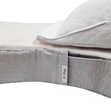 Подушка для годування New Life expert з поясом, 74х46х16 см, біло-сірий (009/34231) - Pampik - 7