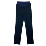 Брюки New Life с трикотажной вставкой и поясом на резинке, р.42, темно-синий (498/8275) - Pampik - 2