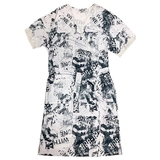 Халат домашній New Life, р.S-M, принт газета (129/27321) - Pampik - 3