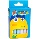 Крейда кольорова Strateg, кругла, 12 шт. (50121) - Pampik