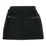 Юбка укороченная New Life с молниями, р.48, черный (752/9012) - Pampik