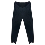 Брюки зауженные New Life с трикотажной вставкой, р.50, черный (208/6686) - Pampik