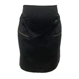 Юбка укороченная New Life с молниями, р.48, черный (752/9012) - Pampik - 6