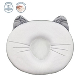 Ортопедична подушка New Life expert Memory Air+ Котик для немовлят, 21х19 см, біло-сірий (34407) - Pampik - 5