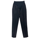 Штани укорочені New Life з трикотажною вставкою та поясом на резинці, р.42, чорний (210/25134) - Pampik