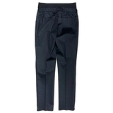 Штани укорочені New Life з трикотажною вставкою та поясом на резинці, р.46, чорний (248/7071) - Pampik - 2