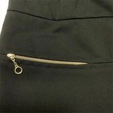 Юбка укороченная New Life с молниями, р.48, черный (752/9012) - Pampik - 3