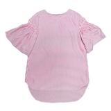 Туника New Life с рукавом со сборкой, р.44, бело-розовый (313/26992) - Pampik - 2