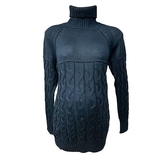 В'язаний светр-туніка New Life, коси, р.48, синій (9043) - Pampik - 2