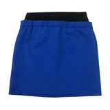 Спідниця вкорочена New Life з блискавками, р.46, електрик (480/8960) - Pampik - 2