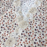 Комплект із халата та нічної сорочки для годування New Life, р.L-XL, принт квіти, молочний (308/36684) - Pampik - 4