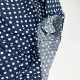 Туника New Life с воланом-пелериной, в горошек, р. 46-48, синий (358/13335) - Pampik - 4