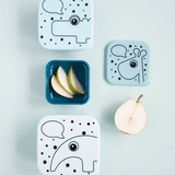 Набор контейнеров для еды Done by Deer, 3 шт., голубой (1296732/32995) - Pampik - 2