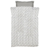 Постельное белье Done by Deer, 80х100 см, 35х40 см, белый в горох (20628/33042) - Pampik - 2