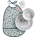 Набор для кормления Done by Deer, 4 шт., белый-мятный (1592092/27317) - Pampik