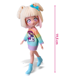 Ігровий набір 4SF Manga Dolls серії Hello Kitty Стильна Цукерочка Єдиноріг, 19.5 см (HKTF2000) - Pampik - 4