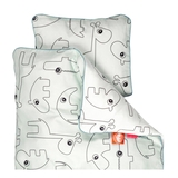 Постельное белье Done by Deer, 80х100 см, 35х40 см, голубой (20502/22345) - Pampik - 4