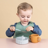 Слюнявчик силиконовый Done by Deer, 2 шт., зеленый (1309903/35644) - Pampik - 2