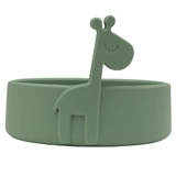 Тарелка глубокая силиконовая Done by Deer, зеленый (1819833/35640) - Pampik - 2