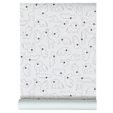 Декоративные обои Done by Deer, 53 см х10 м, белый (518668/37469) - Pampik