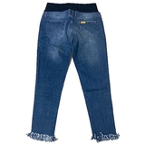 Джинси вкорочені з бахромою Pietro Brunelli Bazil, джинс, р.46, світло-синій (JPSC44,642/23038) - Pampik - 2