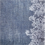 Джинси Pietro Brunelli вузькі вкорочені з бандажем та мереживом, р.40, джинс, синій (JP0043.597/11323) - Pampik - 5