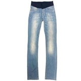 Джинси прямі потерті з бандажем Pietro Brunelli, р.40, джинс, блакитний (JP0040.512/3466) - Pampik