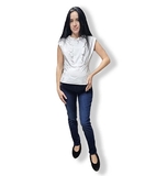 Джинсы узкие потертые Pietro Brunelli, джинс, р. 46, темно-синий (JP0043,643/23068) - Pampik - 6