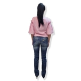 Джинси прямі з бандажем Pietro Brunelli, джинс, р.40, синій (JP0040,559/7643) - Pampik - 6