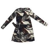 Платье под пояс Pietro Brunelli, р.46, коричневый (0320/3475) - Pampik - 2