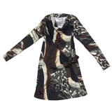 Платье под пояс Pietro Brunelli, р.46, коричневый (0320/3475) - Pampik