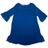 Сукня з оборкою Pietro Brunelli, р.48, синій (AG0042/24077) - Pampik