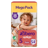 Підгузки-трусики Libero Up&Go 5 (9-14 кг), 54 шт. - Pampik