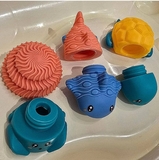 Ігровий набір для ванної Ludi Бризкалки, 3 шт. (40074/36854) - Pampik - 8