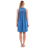 Сукня Pietro Brunelli Narciso, р.42, джинс, блакитний (AG0162/27528) - Pampik - 7