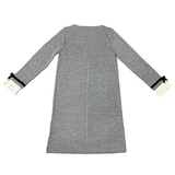 Сукня в'язана Pietro Brunelli Manfield, р.44, сірий (AGM042/25232) - Pampik - 2