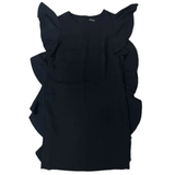 Сукня Pietro Brunelli Greta з крильцями та бічними воланами, р.42, чорний (AG1712/29582) - Pampik