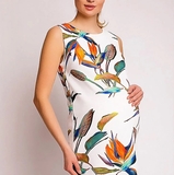 Сукня реглан Pietro Brunelli, р.46, білий з принтом (AG0024/16785) - Pampik - 7