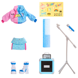 Лялька Rainbow High серії Junior High Rockband Скайлер, з аксесуарами, 23 см (565215) - Pampik - 6