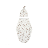 Набор Twins: евро-пеленка и шапочка, интерлок, белый (1911-EP-01) - Pampik - 4