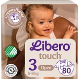 Набор подгузников на липучках Libero Touch 3 (5-8 кг), 80 шт. - Pampik