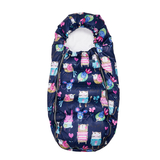 Конверт у коляску Twins Voyage Звірята, синій з білим (9011-TV-09Z) - Pampik