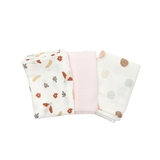 Набор пеленок Twins, муслин, 110х75 см, 3 шт., мультиколор (1610-TPM3-9662) - Pampik