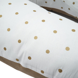 Подушка для вагітних Twins Velvet, 160 см, карамельний латте (1203-TV-201) - Pampik - 2