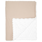 Плед Twins Cotton 3D, 100х80 см, бежевий (1407-TC3D-02) - Pampik - 2