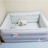 Ліжко надувне Nai-B, 66х127х40 см, сірий (26995) - Pampik - 2