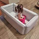 Ліжко надувне Nai-B, 66х127х40 см, сірий (26995) - Pampik - 4